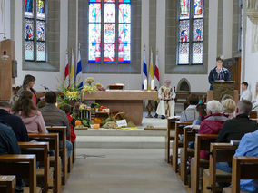 Familiengottesdienst zum Erntedankfest (Foto: Karl-Franz Thiede)